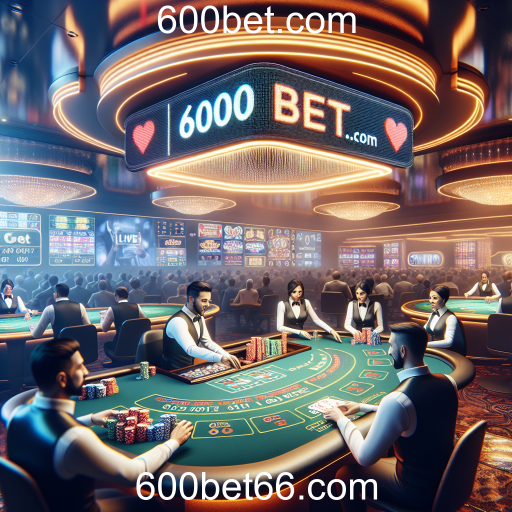 Experimente a emoção dos jogos 'Ao Vivo' no 600bet.com